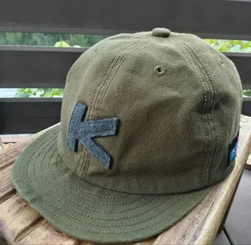 KAVU 야구 모자 카키 58~60cm 코튼 100%