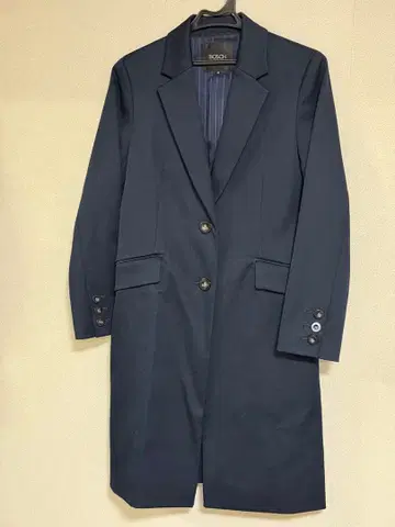 BOSCH 네이비 테일러드 자켓 코트