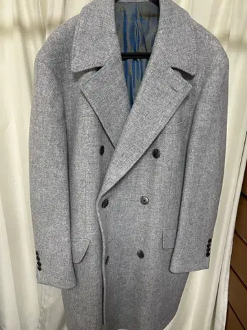 [ 하자품 ] DANKAN 커스텀 메이드 그레이 울 코트