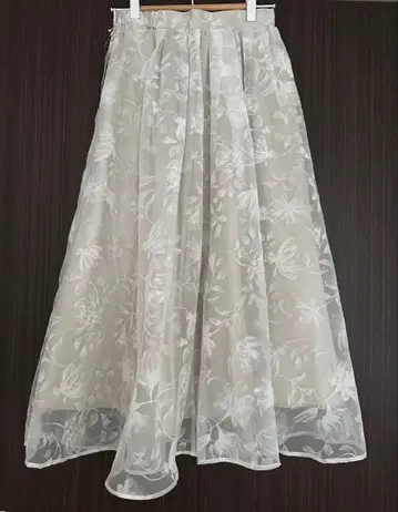 시어 플레어 스커트