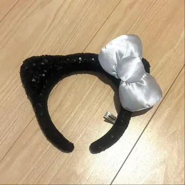 USJ 고양이 귀 머리띠 블랙