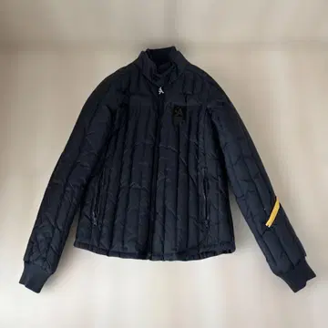 네이비 퀼팅 다운 자켓