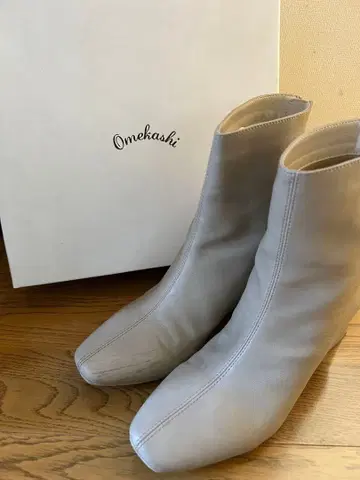 Omekashi 힐 부츠 2색 세트