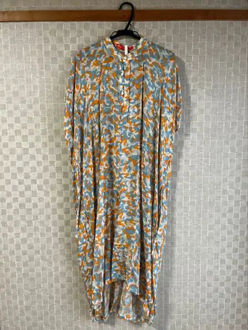 민트 디자인의 원피스