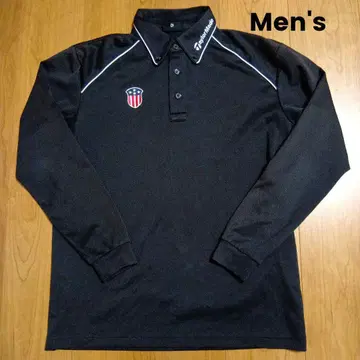 [컨디션 최상] TaylorMade 남성용 긴팔 피케 셔츠 M