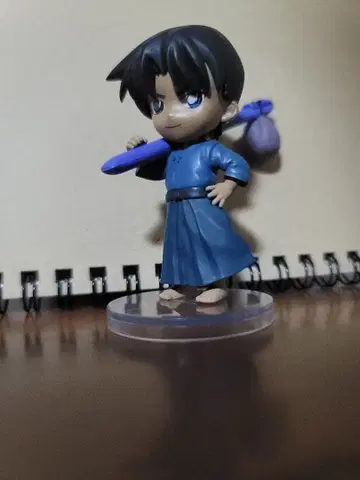 애니메이션 캐릭터 피규어 파랑 의상