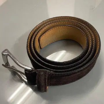 크로켓&존스 다크 브라운 스웨이드 벨트 32