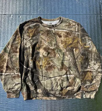 리얼트리 카모 맨투맨 L