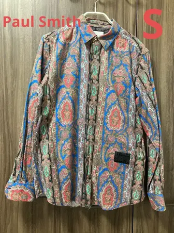 폴 스미스 페이즐리 무늬 긴팔 셔츠