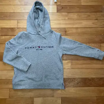 TOMMY HILFIGER 그레이 후드티 S