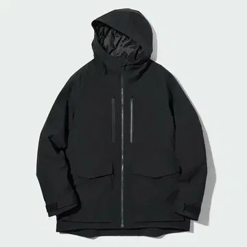 하이브리드 다운 후드티 3D UNIQLO 유니클로 다운