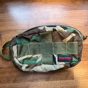 [ 단종 ] 브리핑 USA제 파우치 더블 카모 무늬