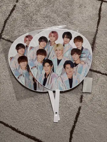 Snow Man 부채 2개 세트