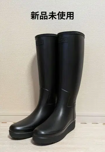 HUNTER 여성용 장화 미사용 새상품 블랙 25cm