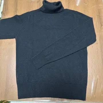 타카시마야 캐시미어 터틀 스웨터 블랙 M