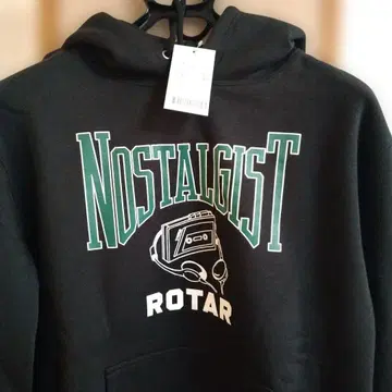 새상품 NOSTALGIST ROTAR 후드티 L 사이즈 블랙