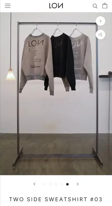 [ LON ] TWO SIDE SWEATSHIRT #03