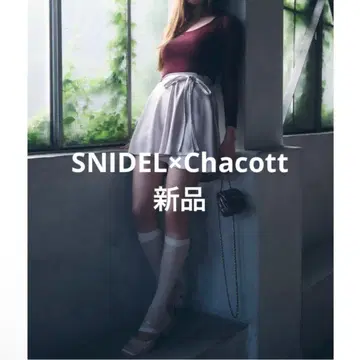 [ Chacott ] 새틴 랩 스커트 SNIDEL 스나이델 팬츠