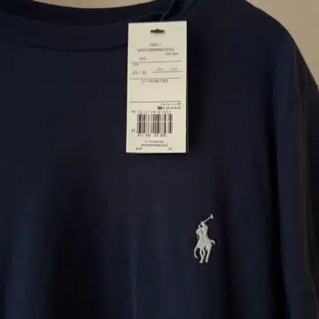 미사용 새상품 폴로 랄프로렌 네이비 반팔 T셔츠