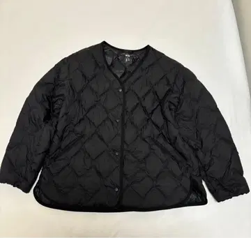 새상품급 유니클로 울트라 라이트 다운 자켓 남성용 XL 블랙