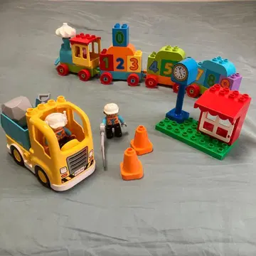 LEGO 듀플로 트럭 작업자, 숫자 기차 세트