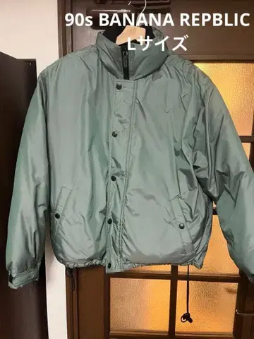 90s BANANA REPUBLIC 그린 다운 자켓