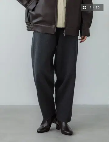 크루레 crewre 사이드 심리스 니트 팬츠 사이즈 2