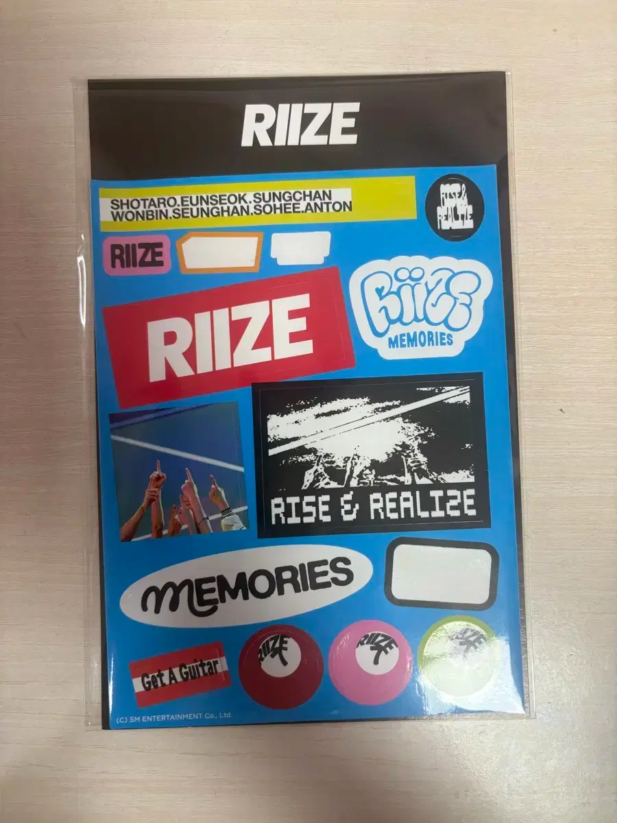 Riize Get A Guitar sticker