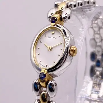 컨디션 최상 작동 SEIKO 2P 사파이어 콤비 브레이슬릿 비쥬