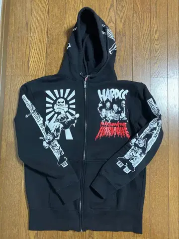 맥시멈 더 호르몬 헤드뱅잉 대학살 후드티 L 사이즈
