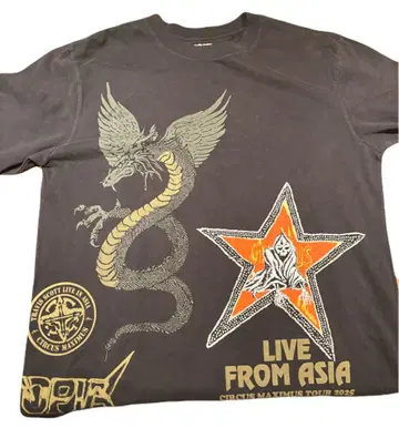 CIRCUS MAXIMUS TOUR 2025 티셔츠 L 사이즈