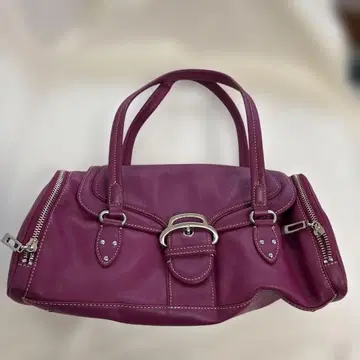 핑크 가죽 핸드백