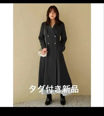 [ 새상품 ] MERCURYDUO 핏앤플레어 트렌치코트