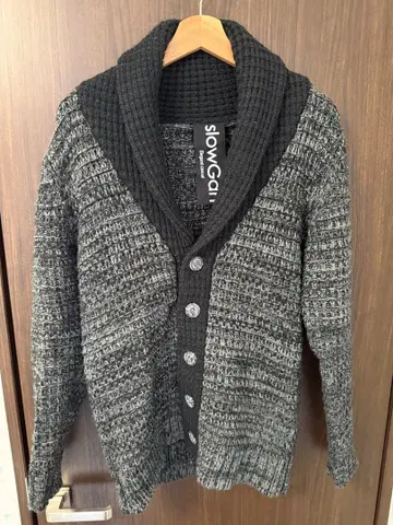 슬로우건 니트 가디건 테일러드