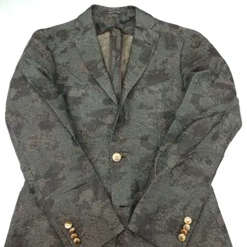 TAGLIATORE 몬테카를로 린넨 혼방 카모플라주 테일러드 44