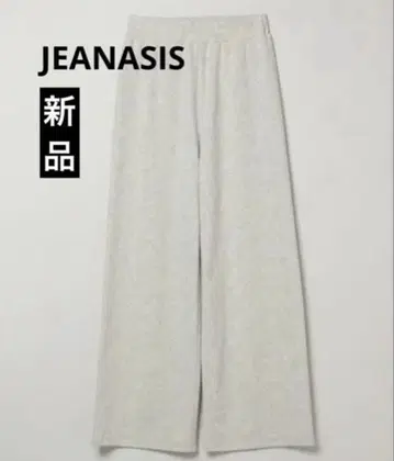 택 포함 새상품! 플라워 컷 자카드 팬츠