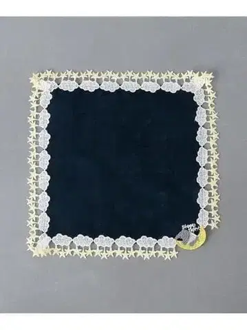 새상품 근자와 레이스 시즌 타월 손수건 꿈 먹는 바쿠 네이비