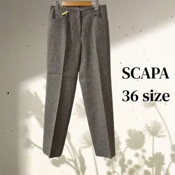 SCAPA 트위드 슬랙스