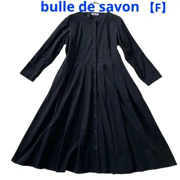 퓌르데사봉 [ F ] 얇은 소재 코듀로이 허리 부분 절개 롱 원피스