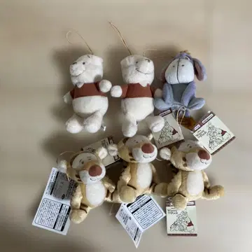 곰돌이 푸 훈훈 허니 친구들 마스코트 6종 세트