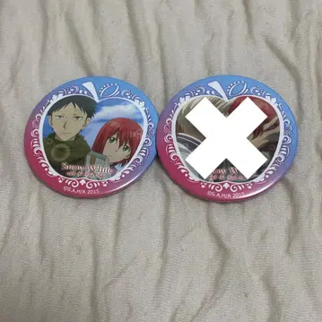 빨강머리 백설공주 백설&오비 시크릿 캔뱃지