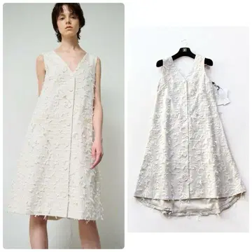 [ GRACE CLASS ] 미사용 새상품 리본얀 베스트 원피스 36