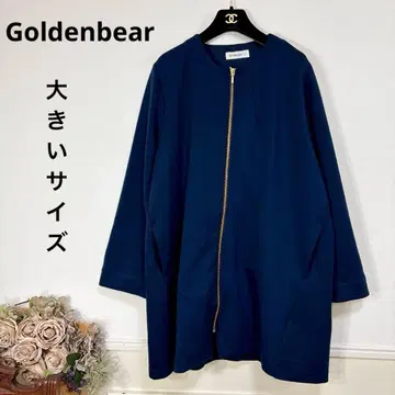 새상품급 빅 사이즈 golden bear 노카라 코트