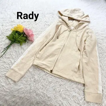 레이디 [ F ] 후드티 집업 라인 자수 로고 포켓 캐주얼 긴팔