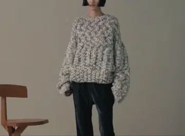 LOWRYS FARM 슬라브 니트 풀오버