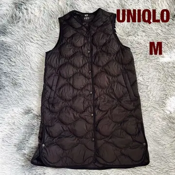 UNIQLO 울트라 라이트 롱 베스트 M 블랙