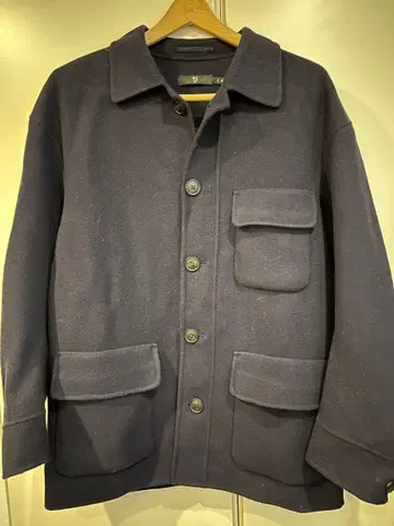 +J 유니클로 네이비 스텐카라 코트 S