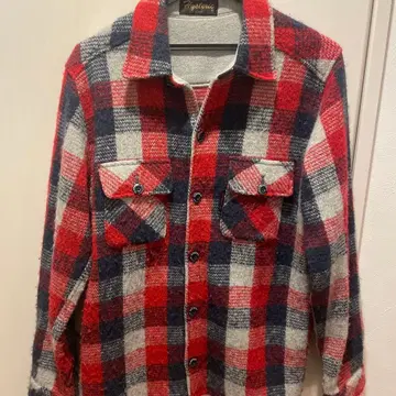 Hysteric 체크 무늬 울 긴팔