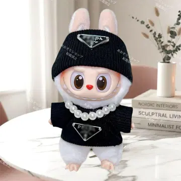 Labubu 라부부 봉제 인형 의류 3세트 17cm 봉제 인형 의류 활