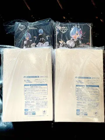 [ 미개봉 새상품 ] Re: 제로 리제로 렘 피규어 4체 세트 모음 1